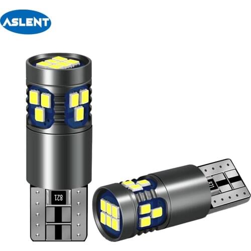 2PCS T10 W5W LED Car Clearance Lights Reading Lamp 2016 SMD Auto Interior Vehicle Dome Door Bulb Accessories Trunk light 6000K