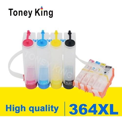 Toney King 364 XL CISS Ink Supply System For HP Photosmart 5510 5511 5512 5514 5515 5520 5521 6510 6512 6515 6520 6521 Printer