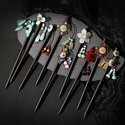 Ethnic Fashion Retro Hairpin Flower-Shaped Decorative Hairpin Multiple Styles To Choose From 2021 Popular Jewelry Gifts