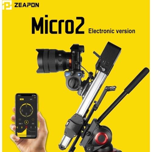 Instock Soon Zeapon Motorized Micro 2 Camera Rail Slider Remote Double Distance Track Slider for DSLR and Mirrorless Camera