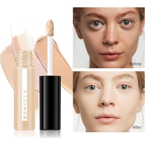 BANXEER Concealer Full Cover Face Concealer Foundation Waterproof Long Lasting 3 Colors Face Makeup 6.5ml