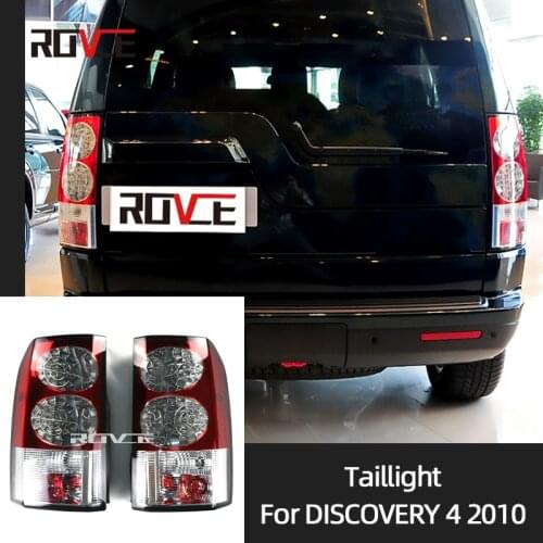 ROVCE For Car Rear LED Tail Light Brake Lamp Signal with Bulb For Land Rover Discovery 3 4 2004-2016 LR052395 LR052397