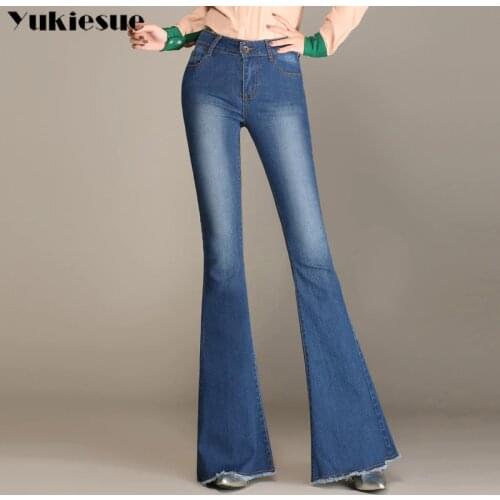 High Waist push up skinny slim mom Jeans Women Autumn Elastic Plus size jean femme Denim Pocket flare Pant skinny jeans woman