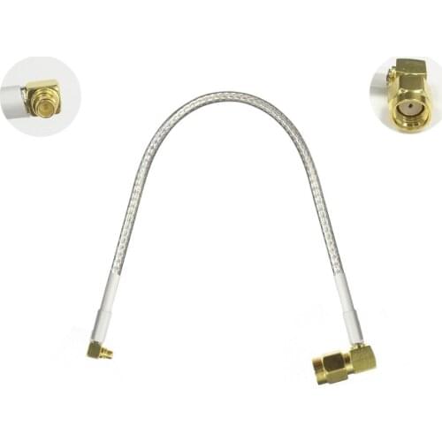 1PC wireless modem cable RP SMA male plug switch MMCX male right angle pigtail RG316/RG174 15/30/50/100cm NEW wholesale price
