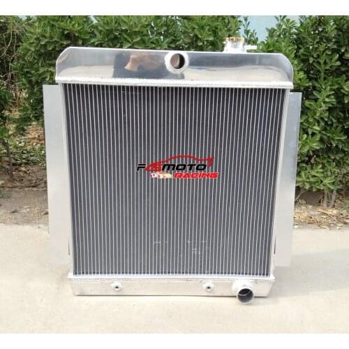 3 Row Aluminum Radiator for 1955-1959 CHEVY PICK UP TRUCK V8 1956 1957 1958 1959