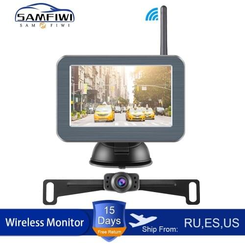 5 Inch AHD Car Monitor TFT LCD 5" HD Digital/Analogue 12V PAL/NTSC Car Screen Reverse Rear View Camera for Parking