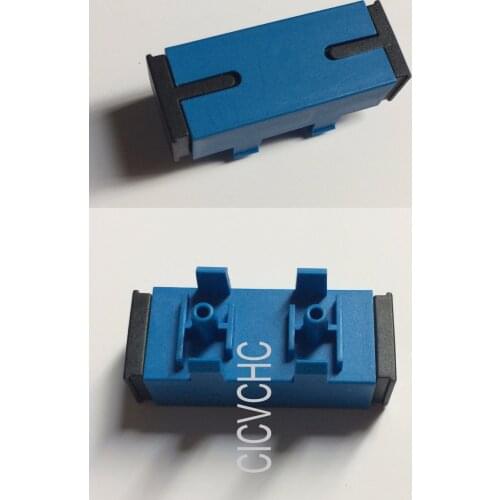 50pcs SC-use for Optical Modem-with Pin-Blue/Optical Fiber Adapter