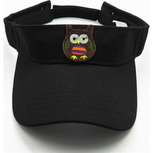 2020 Cotton Cartoon Owl Embroidery Visors Baseball Cap Adjustable Snapback Cap for Men and Women 299