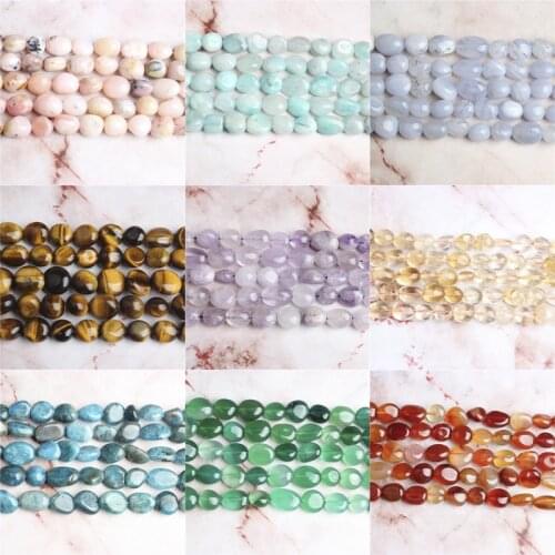 Fashion jewelry 6x8 / 8x10 mm shapeless natural stone Loose beads series suitable for jewelry making DIY Bracelet Necklace