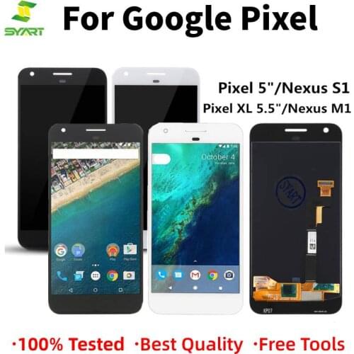 For Google Pixel Nexus S1 5.0" Google Pixel XL Nexus M1 5.5" LCD Display Touch Screen Digitizer Assembly LCD Screen Replacement