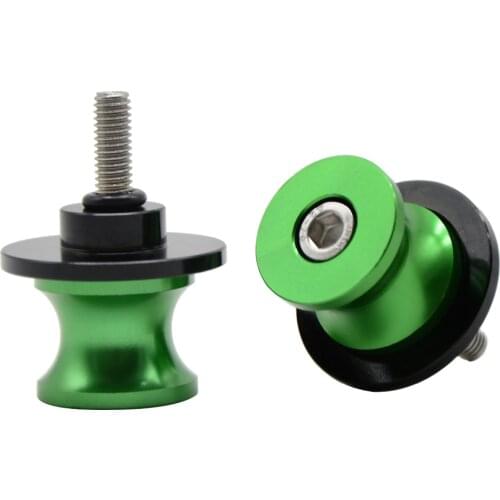 For Kawasaki Z750S Z 750S 2005-2013 2012 2011 2010 2009 2008 2007 2006 Motorcycle 10MM Swingarm Spools Rear Stand Screws Sliders