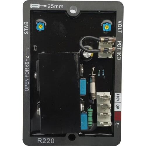 Chinese Factory Quality Production Automatic Voltage Regulator AVR R220 For Leroy Somer Diesel Generator