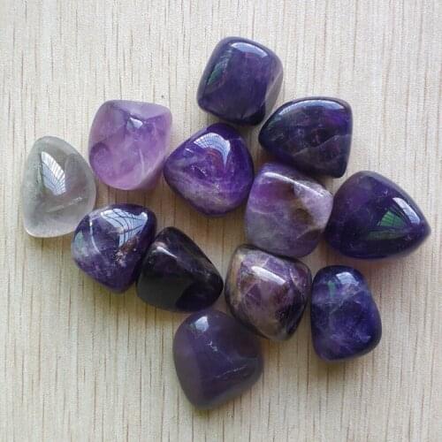 No hole Fashion natural amethysts stone Irregular shape pendants for jewelry making 12pcs/lot wholesale free shipping