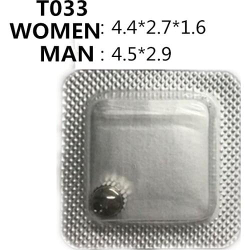 Watch movement accessories T033 head mens and womens all-steel head table to crown the time button