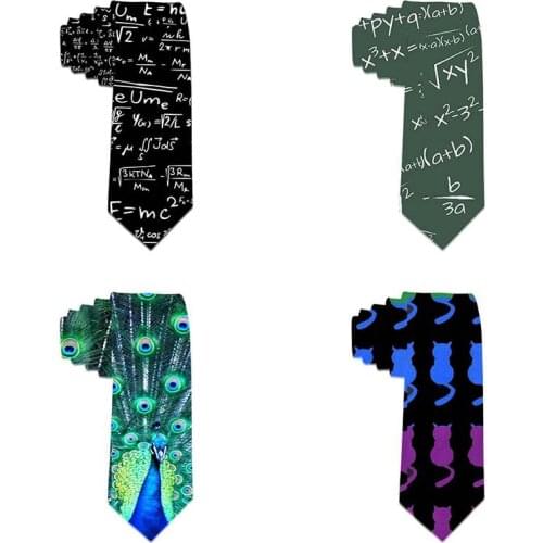 New Fashion Funny Neckties For Men Cartoon Novelty Ties Animal Printed Neck ties Wedding Gift Party Accessories 5LD28