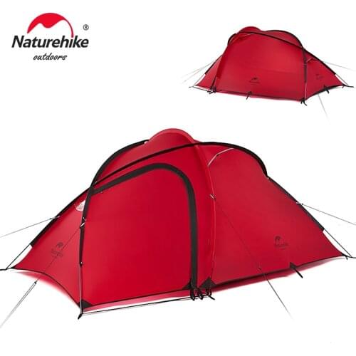 Naturehike 20D/40D Ultralight 1 Room 1 Hall Hiby Series Family Outdoor Camping Tent NH19ZP016