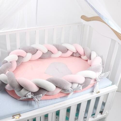 80*50cm Portable Baby Crib Nursery Travel Folding Baby Bed Infant Toddler Sleep Nest Cotton Cradle Babies Cot Bassinet