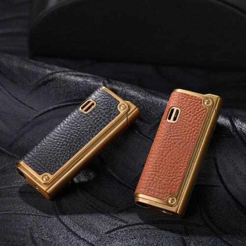 Extraordinary Direct Fire Windproof Lighter Portable Compact Metal Gas Lighter Cigarette Powerful Gadget
