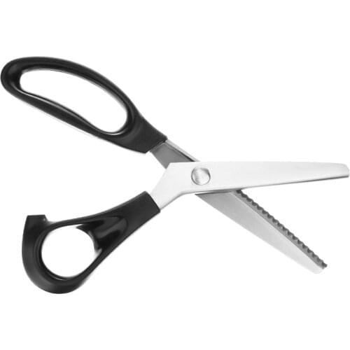 Professional Scissors Pinking Shears sawtooth Triangle scissor for Paper Fabric Cutting Tailor Scissors DIY Sewing Fabric