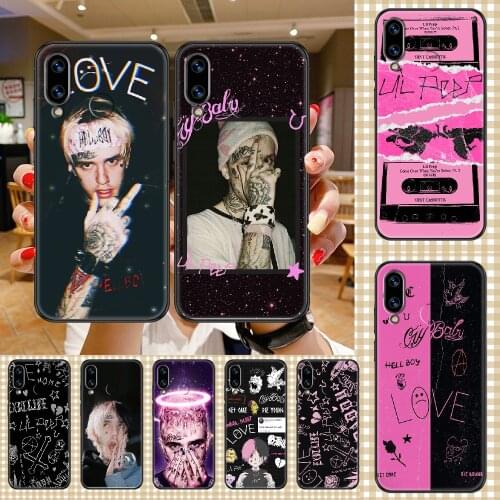 Rapper Lil Peep Phone case For Huawei Honor 6 7 8 9 10 10i 20 A C X Lite Pro Play black tpu Etui pretty back fashion hoesjes art