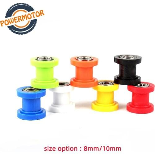 Chain Roller 8mm 10mm Slider Tensioner Wheel Guidepit Dirt Mini Bike For Kayo T2 T4 T4L Pit Dirt Mini Bike Moto Atv