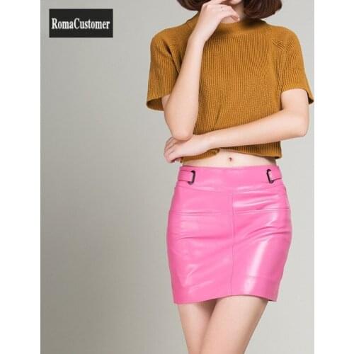 Женские кожаные юбки RomaCustomer China At AliExpress