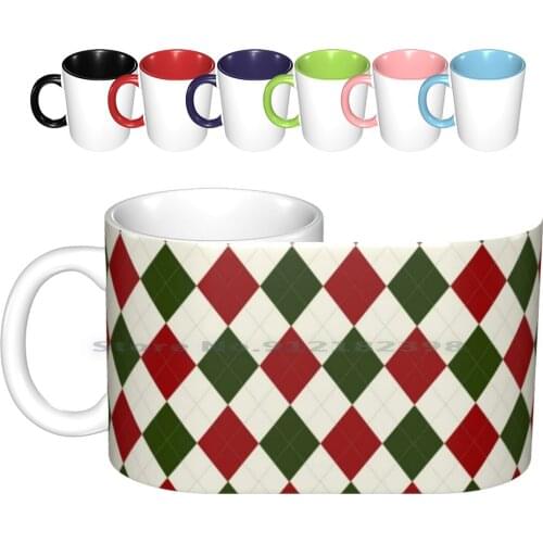 Christmas Trends Sweater Pattern Ceramic Mugs Coffee Cups Milk Tea Mug Popular Popular Trends Popular Styles Popular Designs