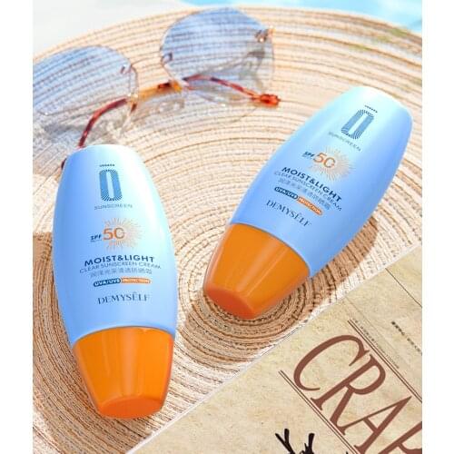 Anti-sunburn Anti-aging Sunscreen Whitening SPF50 PA+++ High UVA Sun Cream Protection Moisturizing Oil-control Sunblock TSLM1
