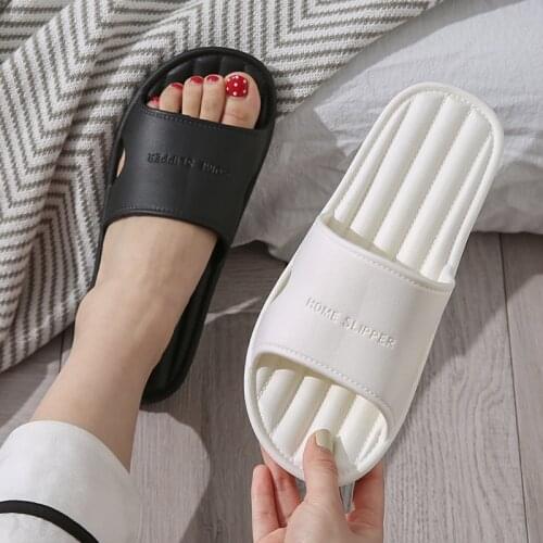 2021 Men Slippers Summer Beach Eva Soft sandalias mujer men Sandals Leisure Ladies Indoor Bathroom Anti-slip Shoes