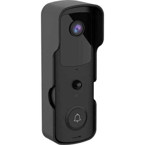 HFES V30 Rainproof Smart Wifi Video Doorbell Wireless 1080P Remote Home Monitoring with Intercom Doorbell Eu Plug