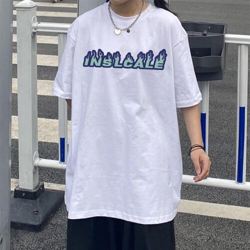 Women T-Shirts Harajuku Goth Punk Print Short Sleeve Plus Size Tee Shirt Femme Oversized T Shirt Female Streetwear Tops Clothes