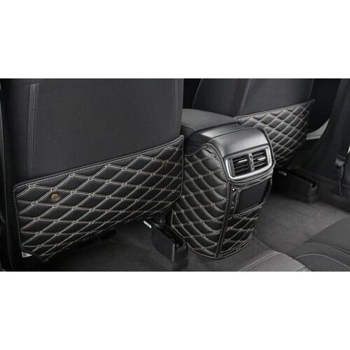 3 Pcs Car Seat Back Protector Cover Anti Kicking Padded For Honda CRV 2017 High Version Child Car Seat Back Scuff Dirt Protector