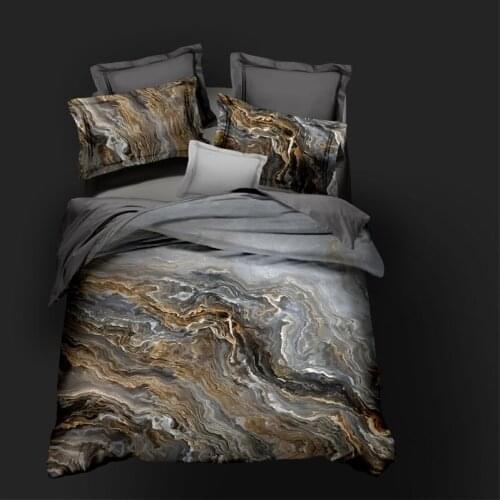 3D Duvet Cover Sets Bedding Sets Comforter Cases and Pillow Covers Full Super King Queen Size Design Marbling Bed Linen in Stock