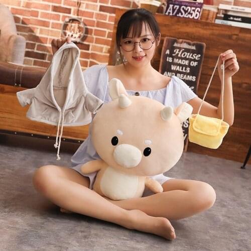 MIAOOWA 1PC 45/70CM Giant Korean Drama Jin Secretary Hard Cow Stuffed Plush Doll Cute Cattle Toys New Arrive Korean TV Kids Gift