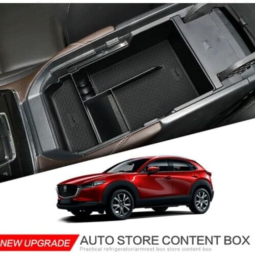 Car Central Control Armrest Box Storage Box for Mazda CX-30 2019 2020