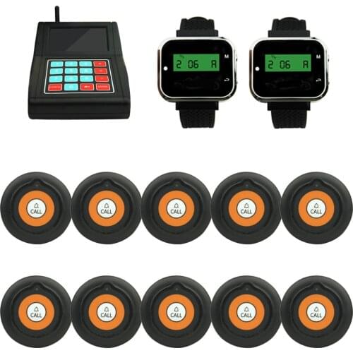 JINGLE BELLS wireless calling systems 10 call button 2 watch pager 1 keyboard transmitter Kitchen calling buttons for restaurant
