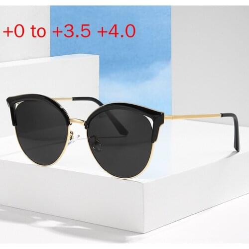 Bifocal Reading Glasses Square Stylish Gradient Sunglasses Readers for Women UV Protection Gray Sunglasses Reading Mirror NX