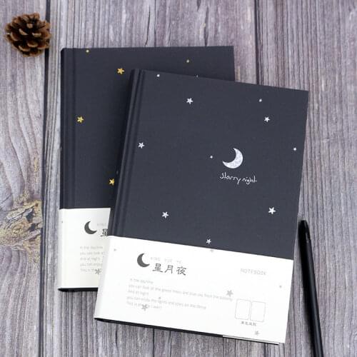Black Kraft Notebook Black Paper 128 Sheets 130*185mm All Black Inner Pages Graffiti Hand Book Creative DIY Hand-Painted Diary