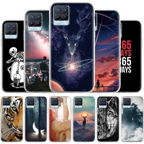 For OPPO Realme 8 Pro Case Silicone TPU Phone Cover For OPPO Realme 8Pro Bumper Coque Back Covers Realme8 Cases Soft Transparent