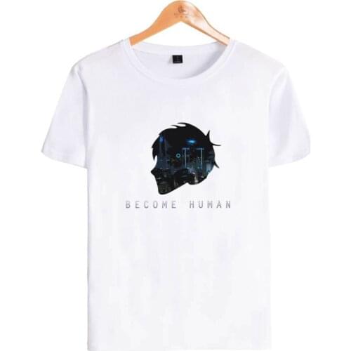 Detroit Becomes Connor Cos Short Sleeved T-shirt Incarnated As A Human Cartoon Peripheral Clothing detroit become human t shirt