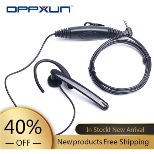 HOT PTT Headset Mic Earphone Microphone Earbars Tactical Earpiece For Yaesu Vertex VX-3R 5R 210 Two Way Radio Walkie Talkie 1pin