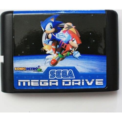 Sonic Classic Heroes 16 bit SEGA MD Game Card For Sega Mega Drive For Genesis