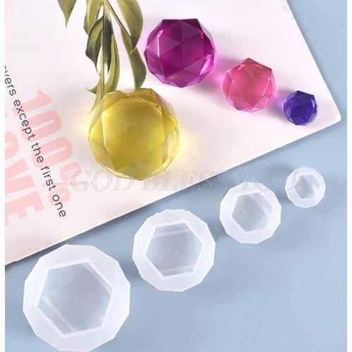 Crystal Epoxy Resin Mold DIY Crafts Decorations Jewelry Diamond Making Tool Desktop Ornaments Silicone Mould Drop Shipping