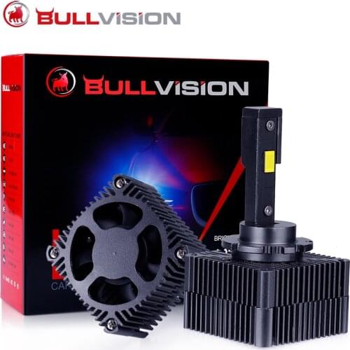 Bullvision D1S D2S D3S D4S D8S D5S Canbus Headlamp 90W 10000LM 12V 6000K auto bulb D2R D4R светодиодные л 2pcs Free shipping SA