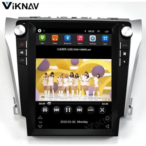 Tesla style car Radio GPS Naigation for TOYOTA Camry 2012 2013 2014 2015 car Multimedia stereo player head unit