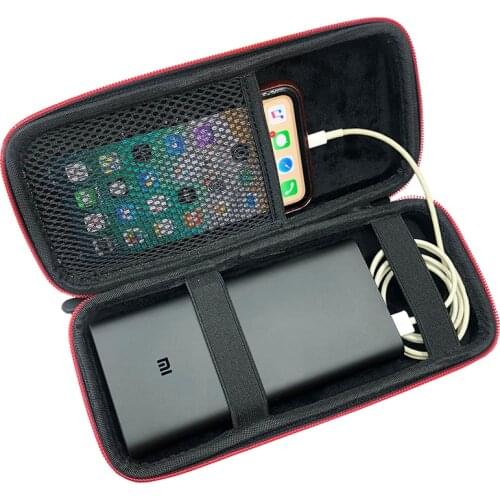 Newest Hard EVA Outdoor Travel Portable Carrying Storage Bag Box Case for Xiaomi Power Bank 3 Pro 20000mAh Mobile Power Charger