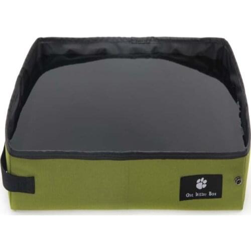 Foldable Cat Pet Litter Box Waterproof Travel Toilet Lavatory for Puppy Dogs Self Cleaning Litter Box