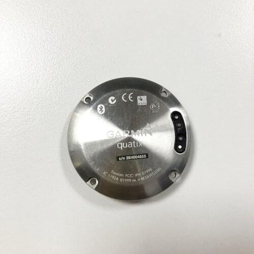 Original sport watch back cover with Li-ion Battery for Garmin Quatix 1 GPS SN 3BG002557