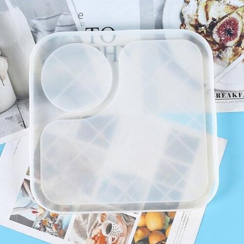 Long Lasting Decortive Easy to Separate Breakfast Tray Mold Transparent Breakfast Tray Mold Handmade Casting Tool