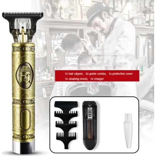 Electric T-Blade Hair Trimmer Set Grooming Cordless Cutting Portable Portable Hair Chipper For Barber Shop Adult Children